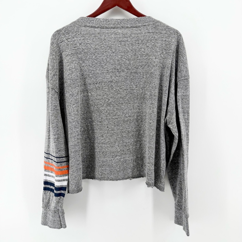 Auburn Tigers Colosseum Women’s XXL Cropped Long Sleeve Top Gray Heather Plus Sz - Picture 3 of 6